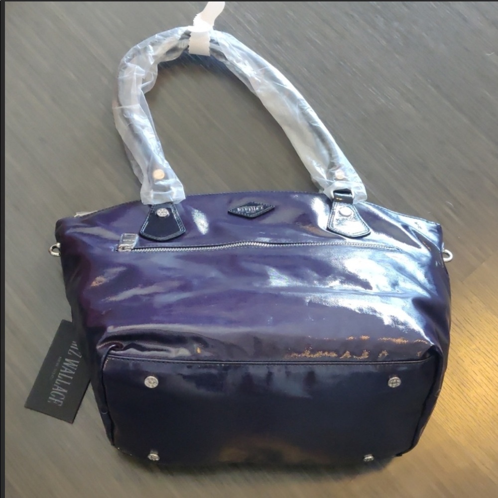 MZ Wallace Chelsea Bag in Navy Gloss